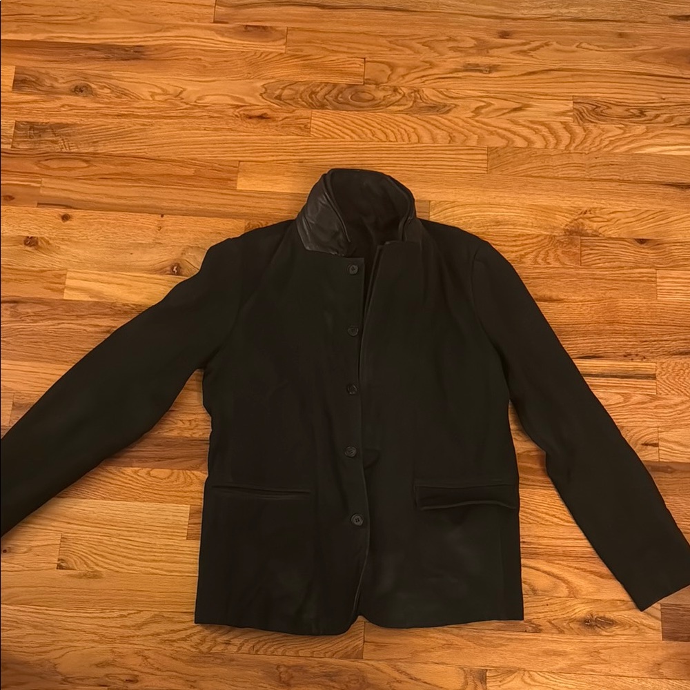 All Saints Black Leather Jacket